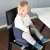სკამის ასამაღლებელი ბუსტერი 6 თვიდან ბავშვებისათვის. ფერი: ლურჯი