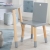 საბავშვო ხის მაგიდა 2 სკამით ფერი: ნაცრისფერი. Child seat group, children's furniture set of 2 children's chairs & 1 table, wood, white lacquered