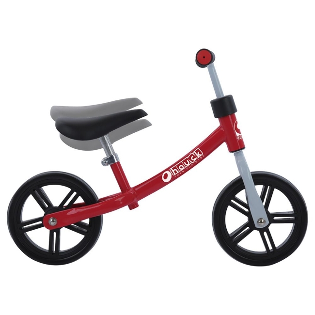 საბავშვო ბალანს ველოსიპედი ECO RIDER, კაუჩუკის საბურავებით 20 კგ მდე ბავშვებისათვის. ფერი: წითელი